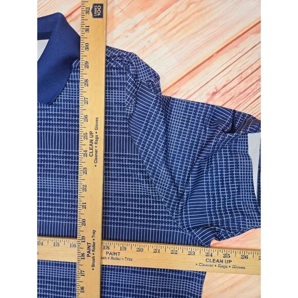 Nike Dri-Fit Mens Blue Polo Shirt Large - Picture 7 of 7